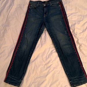 Hudson jeans red side strip sz 29